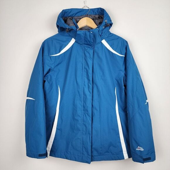 Aspen 3 In 1 Jacket Hooded Parka Removable Inner Jacket Turquoise Size  L - Picture 9 of 16
